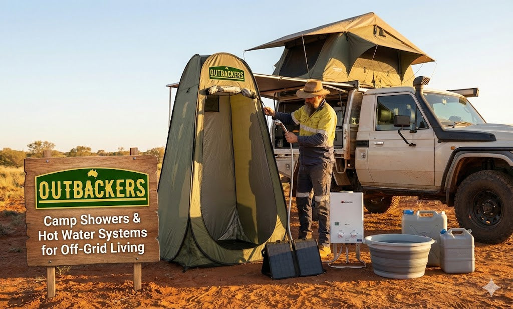 Camp Showers & Hot Water Systems for Off-Grid Living