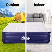 Weisshorn Air Mattress King Inflatable Bed Air bed 51cm - Outbackers