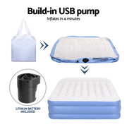 Weisshorn Air Mattress Queen Inflatable Bed 50cm Air bed - Outbackers