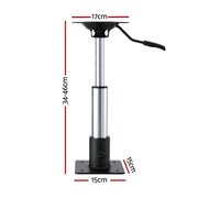 Seamanship Boat Seat Pedestal 34-46cm Adjustable Gas Lift 360 Degrees Swivel - Outbackers