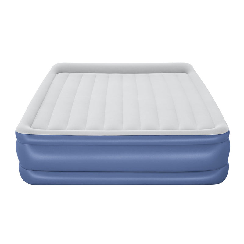 Bestway Air Mattress King Inflatable Bed 56cm Airbed Blue - Outbackers