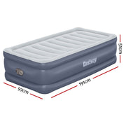 Bestway Mattress Air Bed Single Size 51CM Inflatable Camping Beds Home Outdoor - Outbackers