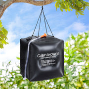 Weisshorn Camping Shower Bag 40L Black - Outbackers