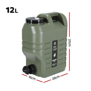 Weisshorn12L Water Container Jerry Can Bucket Camping Outdoor Storage Tank - Outbackers