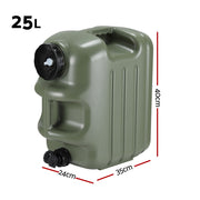 Weisshorn 25L Water Container Jerry Can Bucket Camping Outdoor Storage Tank - Outbackers