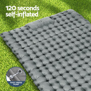Weisshorn Self Inflating Mattress Camping Sleeping Mat Air Bed Double Pillow Bag - Outbackers