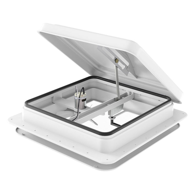 Weisshorn Caravan Roof Vent Fan Air Exhaust Hatch 12V RV Motorhome Camper White - Outbackers