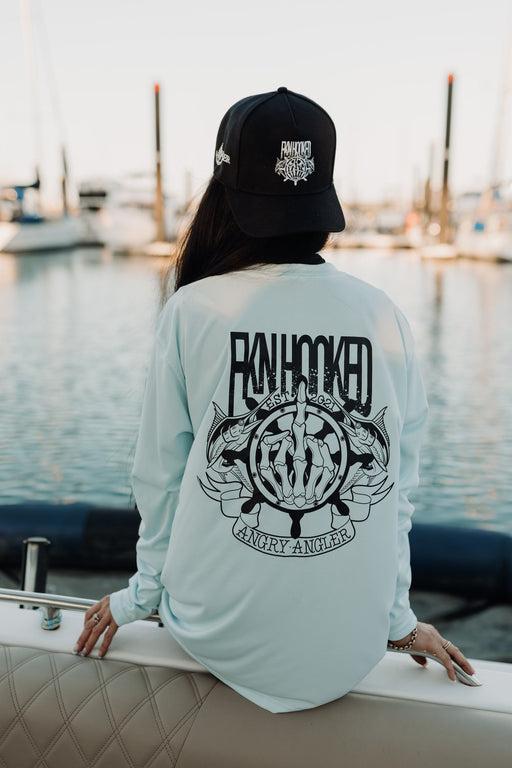 Angry Angler "Catch Fish Not Feelings" - Women's Fishing Jersey - Outbackers