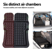 Weisshorn Car Mattress 175x130 Inflatable SUV Back Seat Camping Bed Black - Outbackers