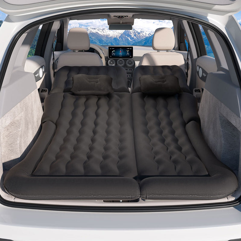 Weisshorn Car Mattress 175x130 Inflatable SUV Back Seat Camping Bed Black - Outbackers
