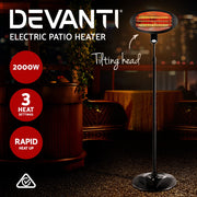 Devanti Electric Patio Heater 2000W - Outbackers