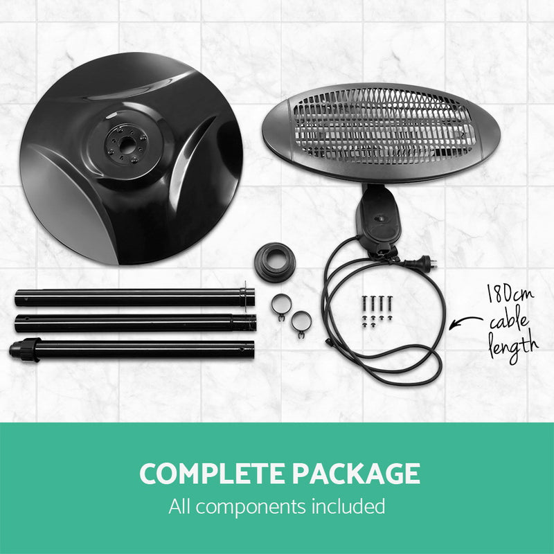 Devanti Electric Patio Heater 2000W - Outbackers