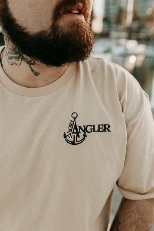 Angry Angler FKNHOOKED Crew Tee - Outbackers