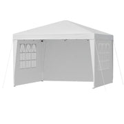 Instahut Gazebo 3x3 Pop Up Marquee Folding Tent Wedding Gazebos Camping Outdoor Canopy White - Outbackers