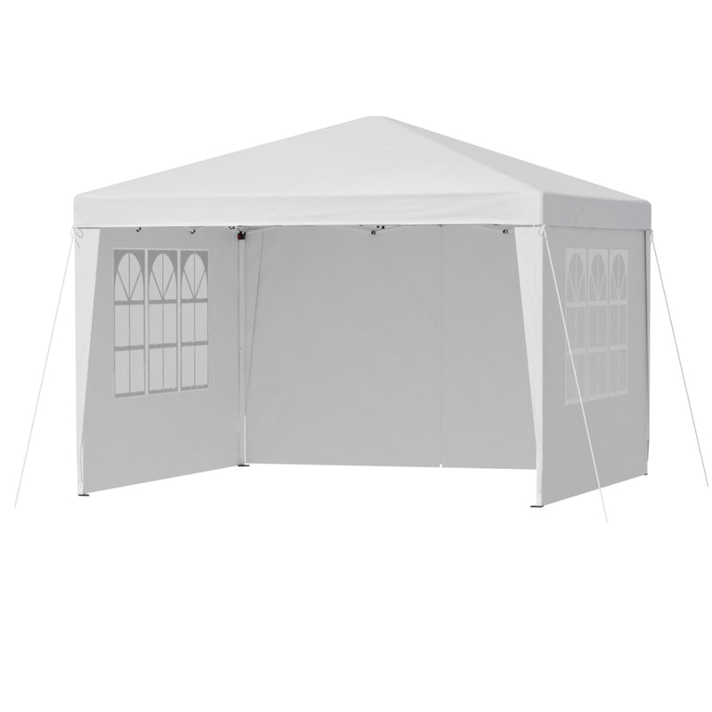 Instahut Gazebo 3x3 Pop Up Marquee Folding Tent Wedding Gazebos Camping Outdoor Canopy White - Outbackers
