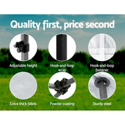 Instahut Gazebo Pop Up Marquee 3x3 Folding Tent Outdoor Camping 500D Oxford - Outbackers