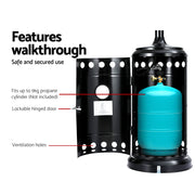 Devanti Outdoor Gas Patio Heater - Outbackers
