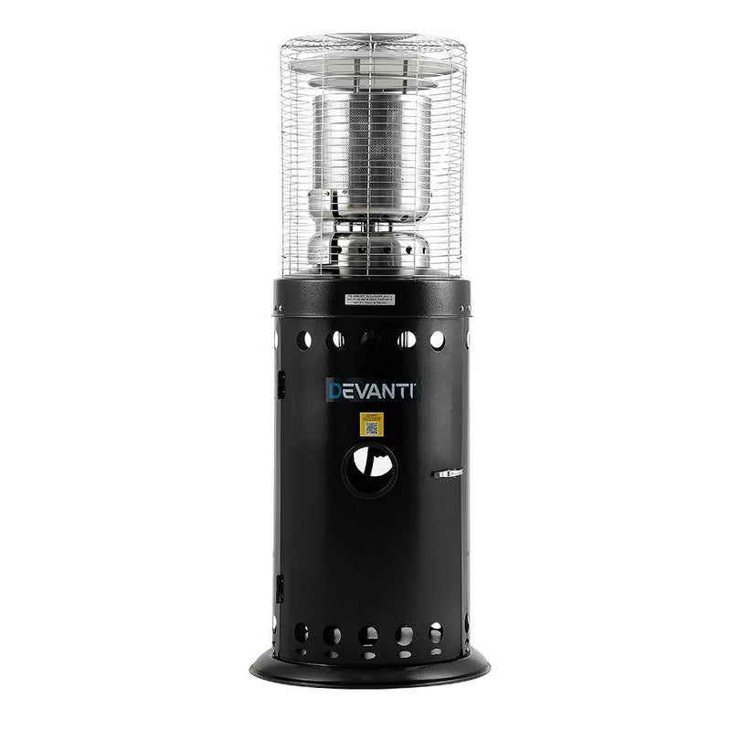 Devanti Outdoor Gas Patio Heater Black - Outbackers