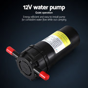 Devanti Portable Gas Water Heater LPG-powered System Black With Pump - Outbackers