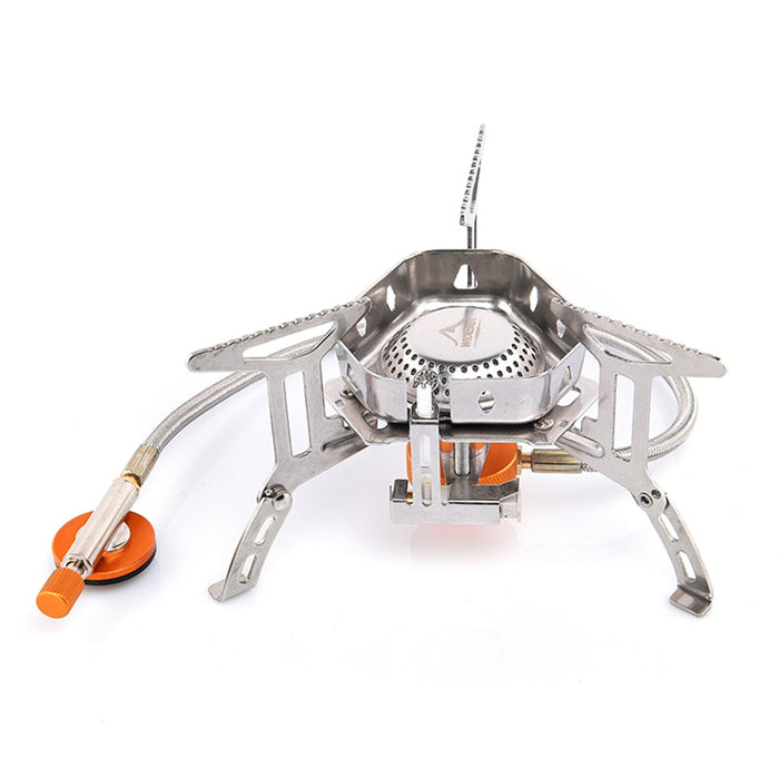 Camping Wind Proof Gas Burner Outdoor Strong Fire Stove Heater Tourism Equipment Supplies Tourist Kitchen Survival Trips-3
