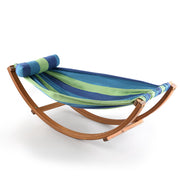 Gardeon Hammock Bed Outdoor Camping Kids Timber Hammock Rocking - Outbackers
