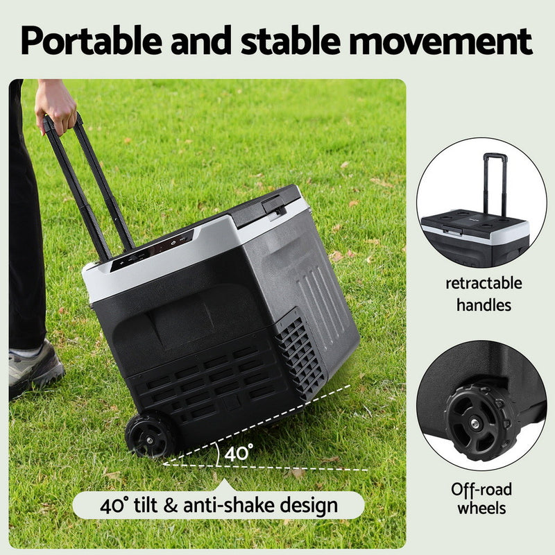 Portable Fridge 30L Bar Fridges Camping Freezer 12V/24V/240V - Outbackers