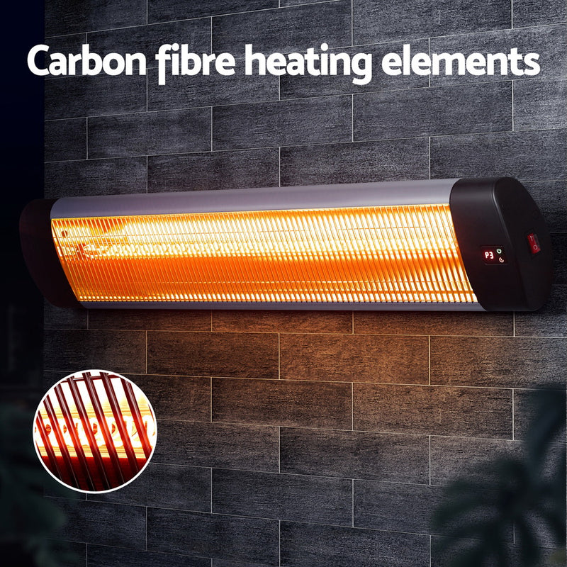 Devanti Electric Strip Heater Radiant Heaters 3000W - Outbackers