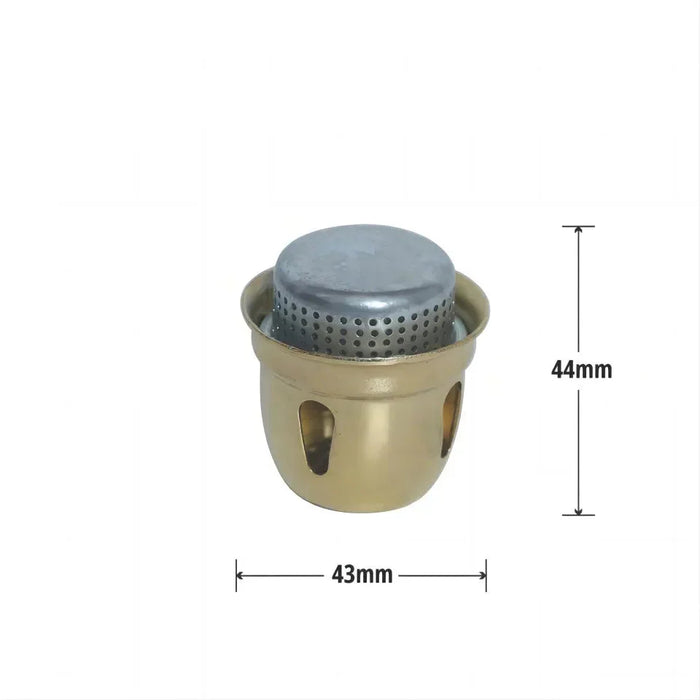 Camping  Silent Camping Cap Stove Head Silver