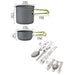 Portable Camping Cookware Set-4