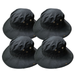 Sherpa Shade Hat 4 Pack-4