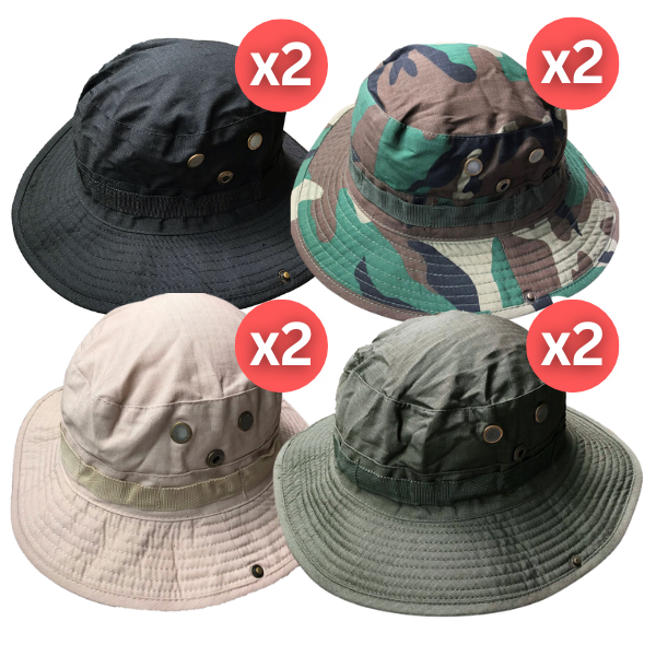 Sherpa Shade Hat Set - 8 Pack-0