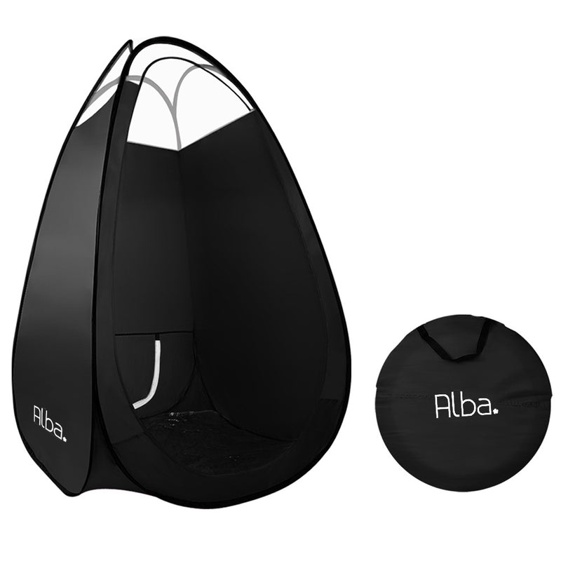 Portable Pop Up Tanning Tent - Black - Outbackers