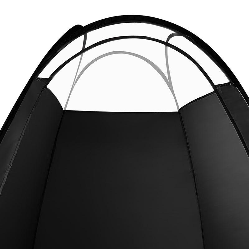 Portable Pop Up Tanning Tent - Black - Outbackers