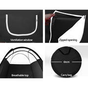 Portable Pop Up Tanning Tent - Black - Outbackers