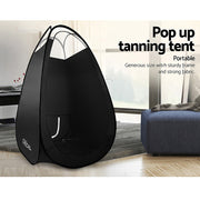 Portable Pop Up Tanning Tent - Black - Outbackers