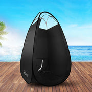 Portable Pop Up Tanning Tent - Black - Outbackers