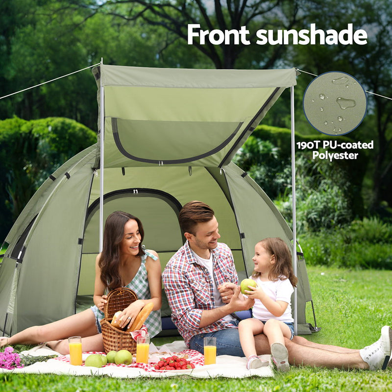 Weisshorn 5-in-1 Camping Tent Cot 1-person Air Mattress Camping Bed - Outbackers