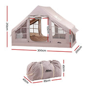 Weisshorn Camping Tent Inflatable Beach Tent 6 Person 300CM - Outbackers