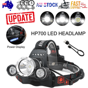 HP700 LED Headlamp Head Torch Lamp Rechargeable Light Headlight  Camping - Outbackers