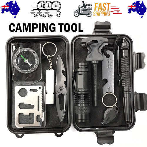 Camping Tool Emergency Survival Equipment Set Outdoor Sport Tactical Hiking Kit - Outbackers
