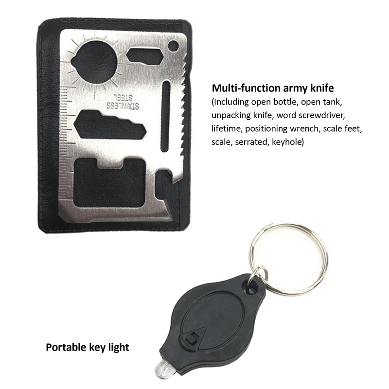 Camping Tool Emergency Survival Equipment Set Outdoor Sport Tactical Hiking Kit - Outbackers