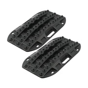 X-BULL Mini Recovery Tracks Traction Boards Sand Mud Snow 4WD 4x4 Vehicle 1 Pair Black - Outbackers