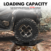 X-BULL Mini Recovery Tracks Traction Boards Sand Mud Snow 4WD 4x4 Vehicle 1 Pair Black - Outbackers