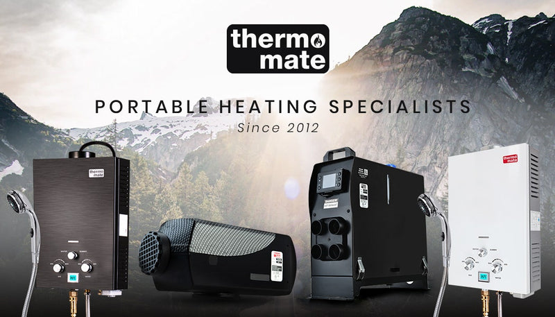 Thermomate Diesel Heater 12V 5kW Caravan Tank Remote Camper Trailer Van Air Motorhome Parking RV - Outbackers
