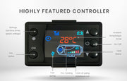 Diesel Air Heater 12V Caravan Air Motorhome 5kW All-in-one Car Camper Parking Trailer Heating - Outbackers