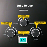 Thermomate Portable Gas Outdoor Camping Hot Water Heater System, with 12V Pump, Shower Head, Black - Outbackers