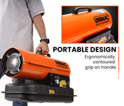UNIMAC 20KW Portable Industrial Diesel Indirect Forced Air Space Heater - Outbackers