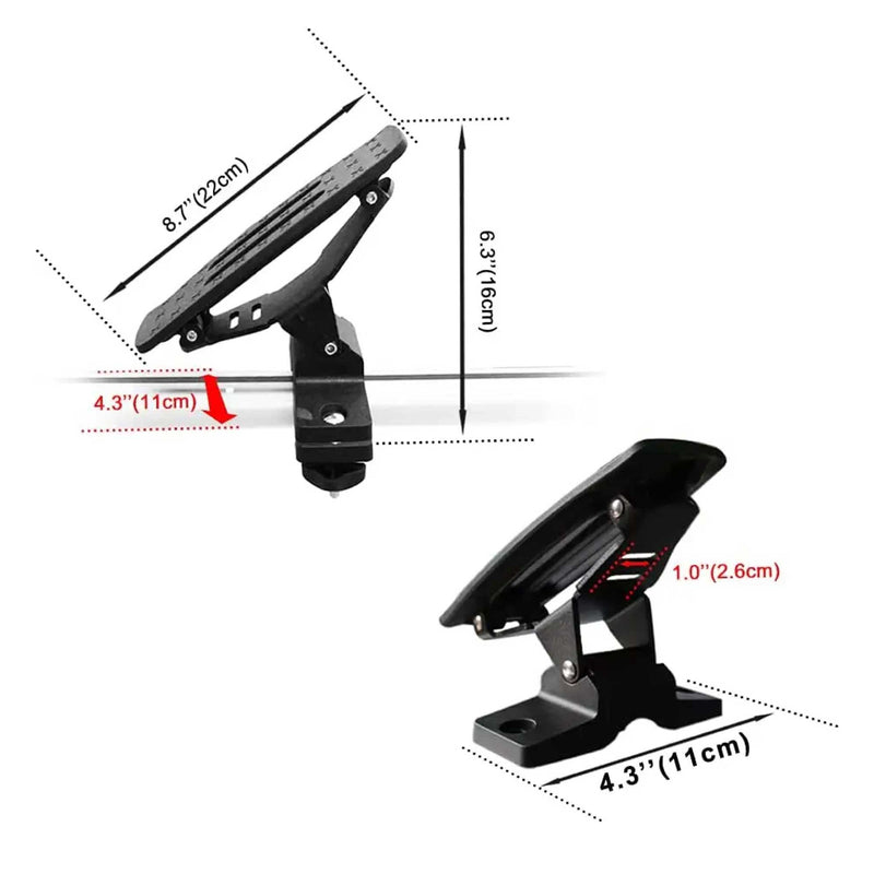 Universal Kayak Holder Car Roof Rack - Travel Saddle Watercraft Carrier Storage - Outbackers