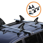 Universal Kayak Holder Car Roof Rack - Travel Saddle Watercraft Carrier Storage - Outbackers