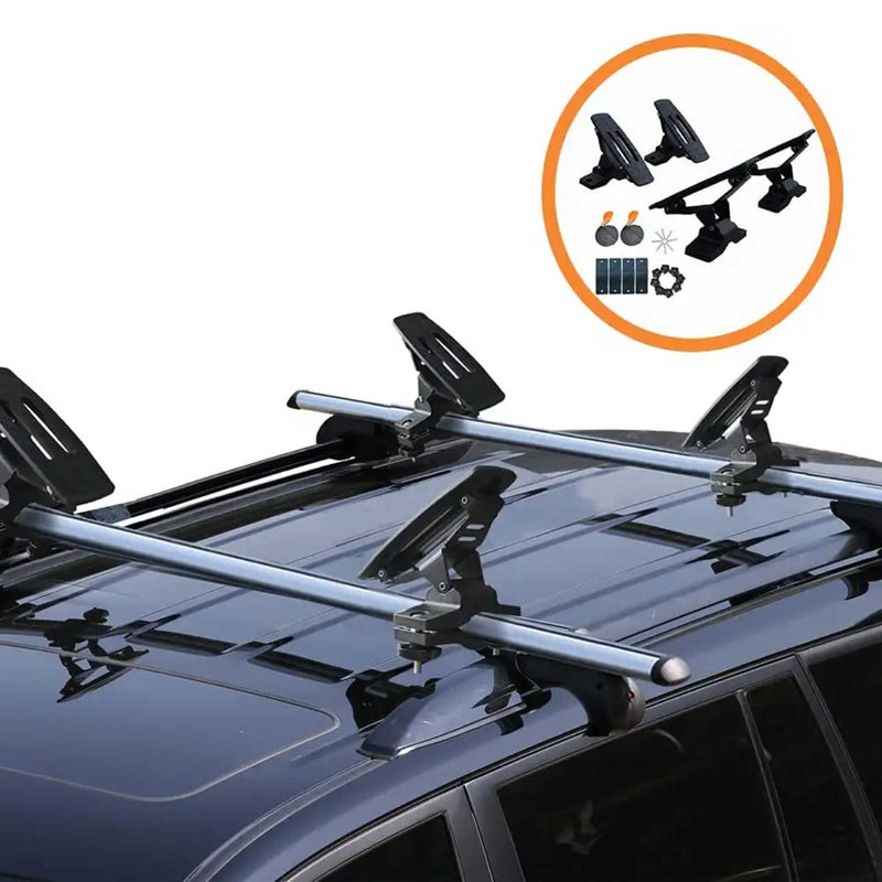 Universal Kayak Holder Car Roof Rack - Travel Saddle Watercraft Carrier Storage - Outbackers